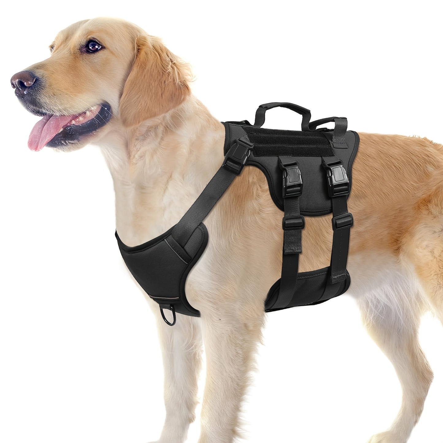 Escape-Proof Dog Harness with Reflective No-Pull Design