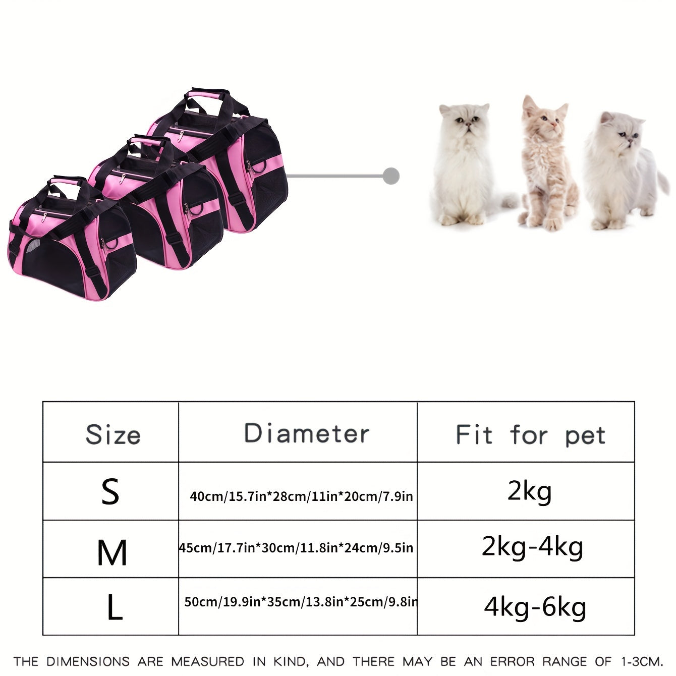Portable Foldable Mesh Pet Carrier Backpack for Dogs and Cats
