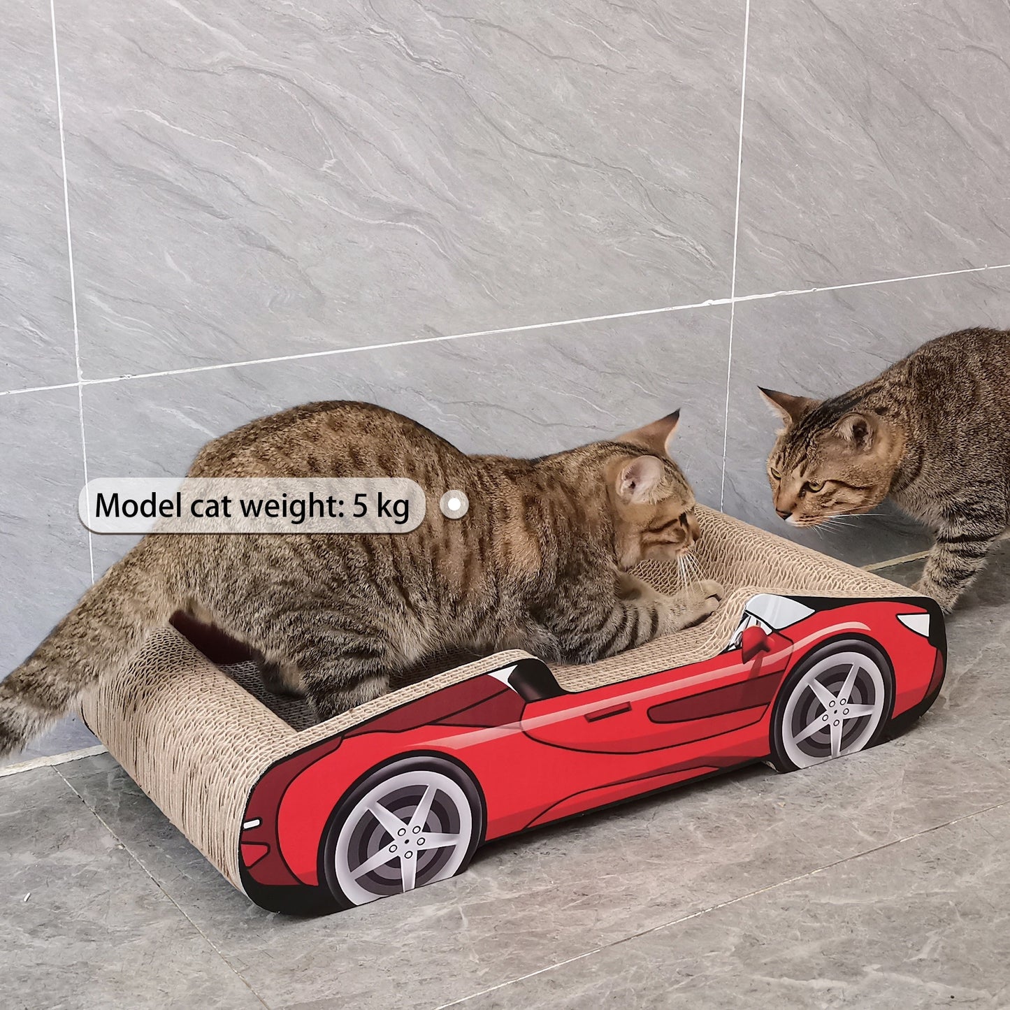 Durable Cardboard Sports Car Cat Scratcher Lounge For Homes