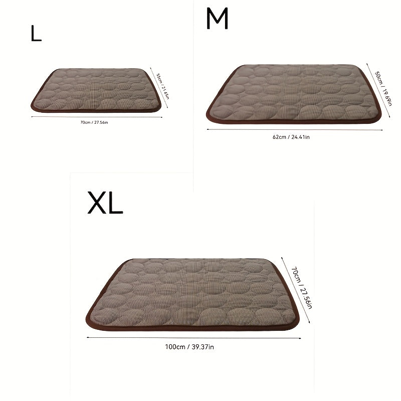 Pets Polyester Cooling Mats 3 Pack Breathable Dog Cat Beds