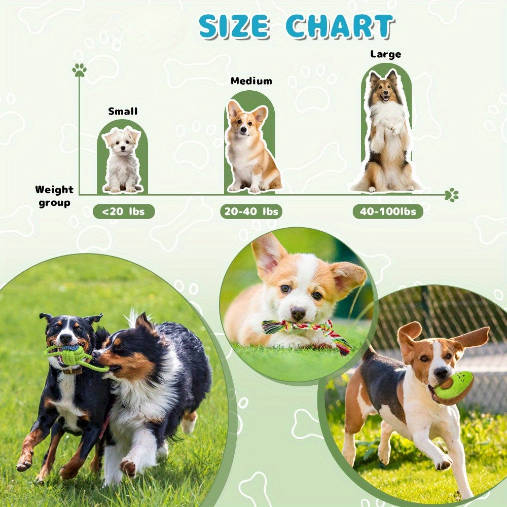 Interactive Dog Toys Set for Small and Medium Dogs