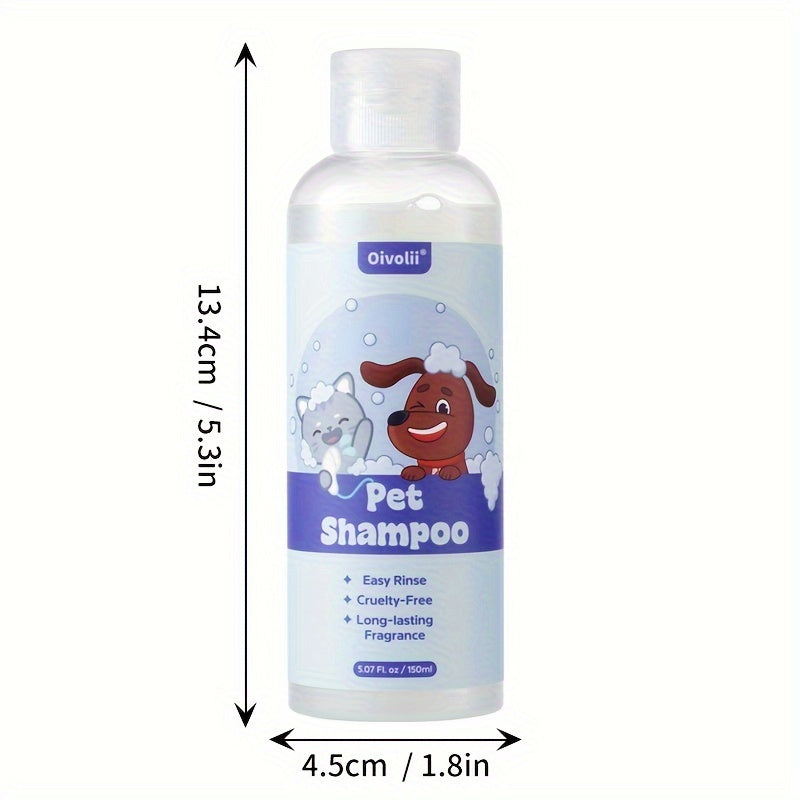 Pet Deodorizing Shampoo for Dogs and Cats Gentle Clean Formula