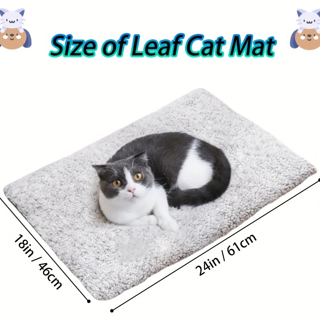 Soft Cat And Dog Mattress Indoor Outdoor Non Slip Pet Mat