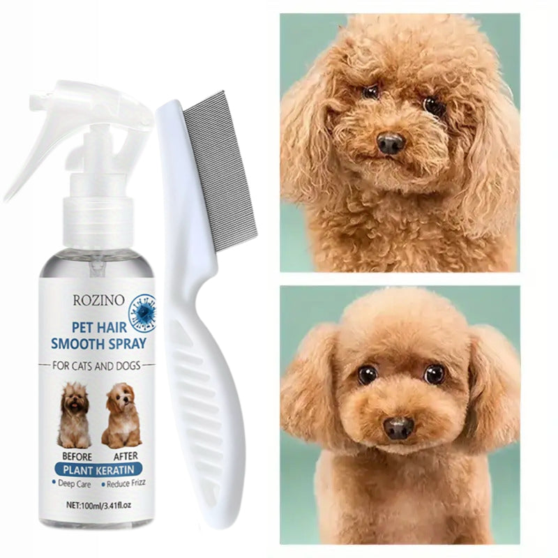 Two In One Pet Hair And Flea Care System Plant Based
