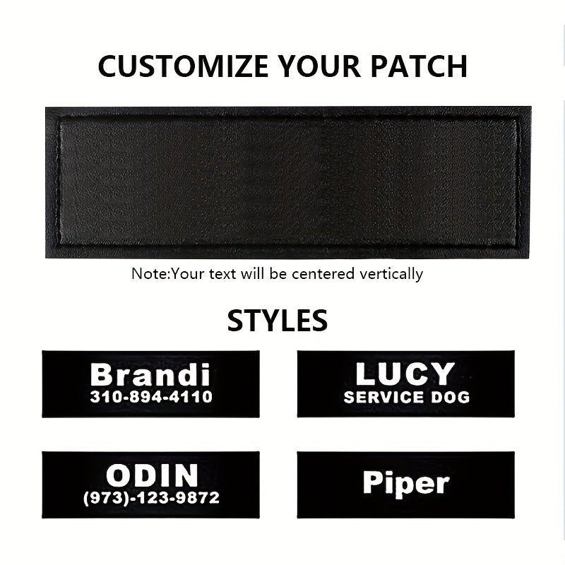 Customizable Heavy Duty No Pull Dog Harness with Personalized Details