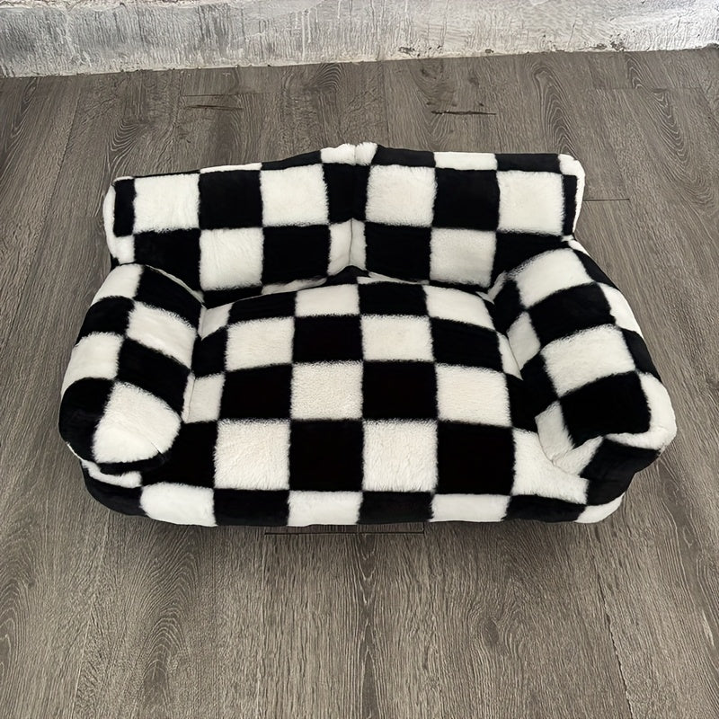 All Season Pet Sofa Bed Plush Cushioning For Cats And Dogs