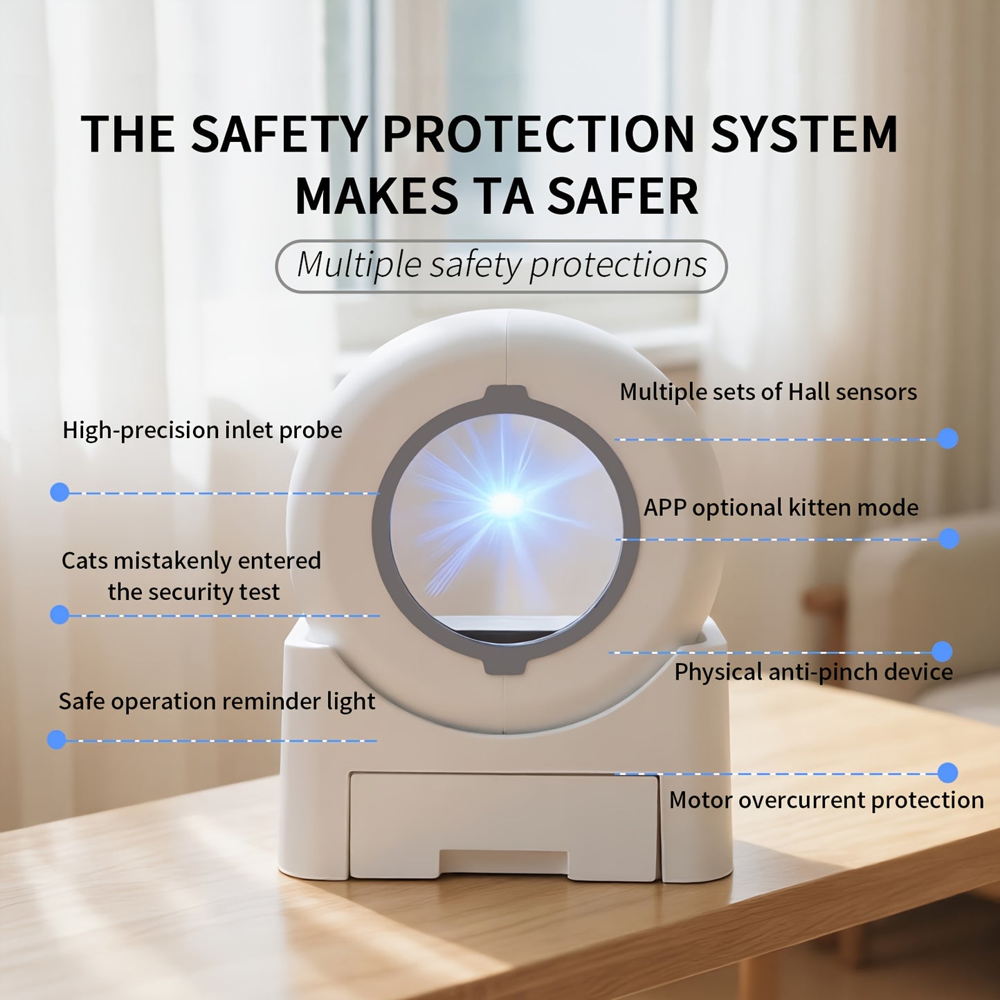 Vanch Smart Self Cleaning Litter Box Pro With WiFi