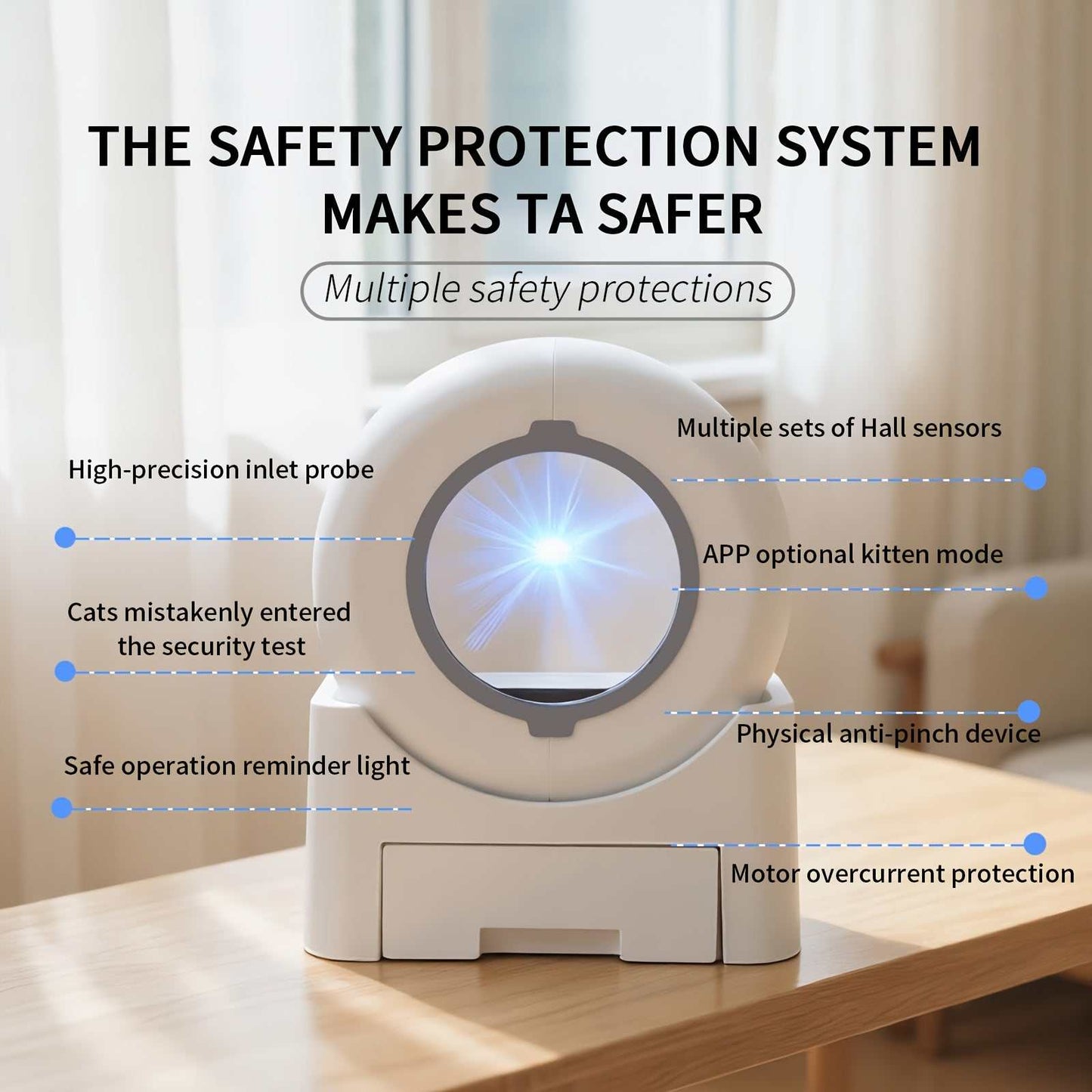 Vanch Smart Self Cleaning Litter Box Pro With WiFi