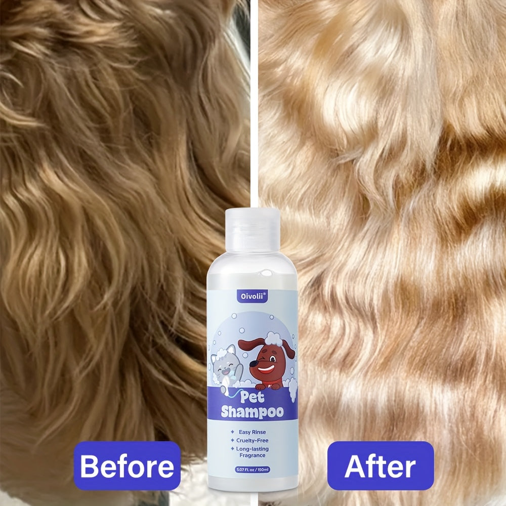 Pet Deodorizing Shampoo for Dogs and Cats Gentle Clean Formula