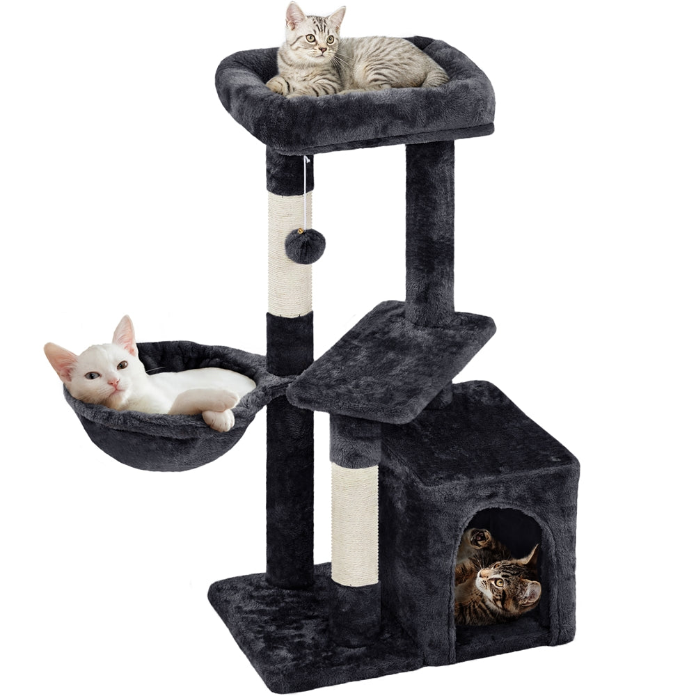 COSTOFFS Plush Cat Tree Activity Center for Playful Kittens