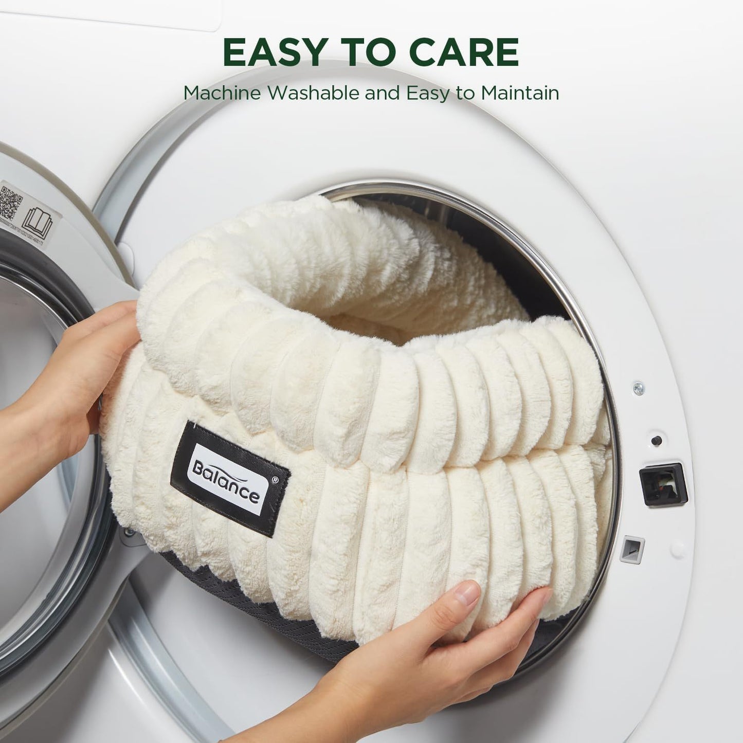 Soft Plush Round Cat Bed Indoor Cat With Anti Slip