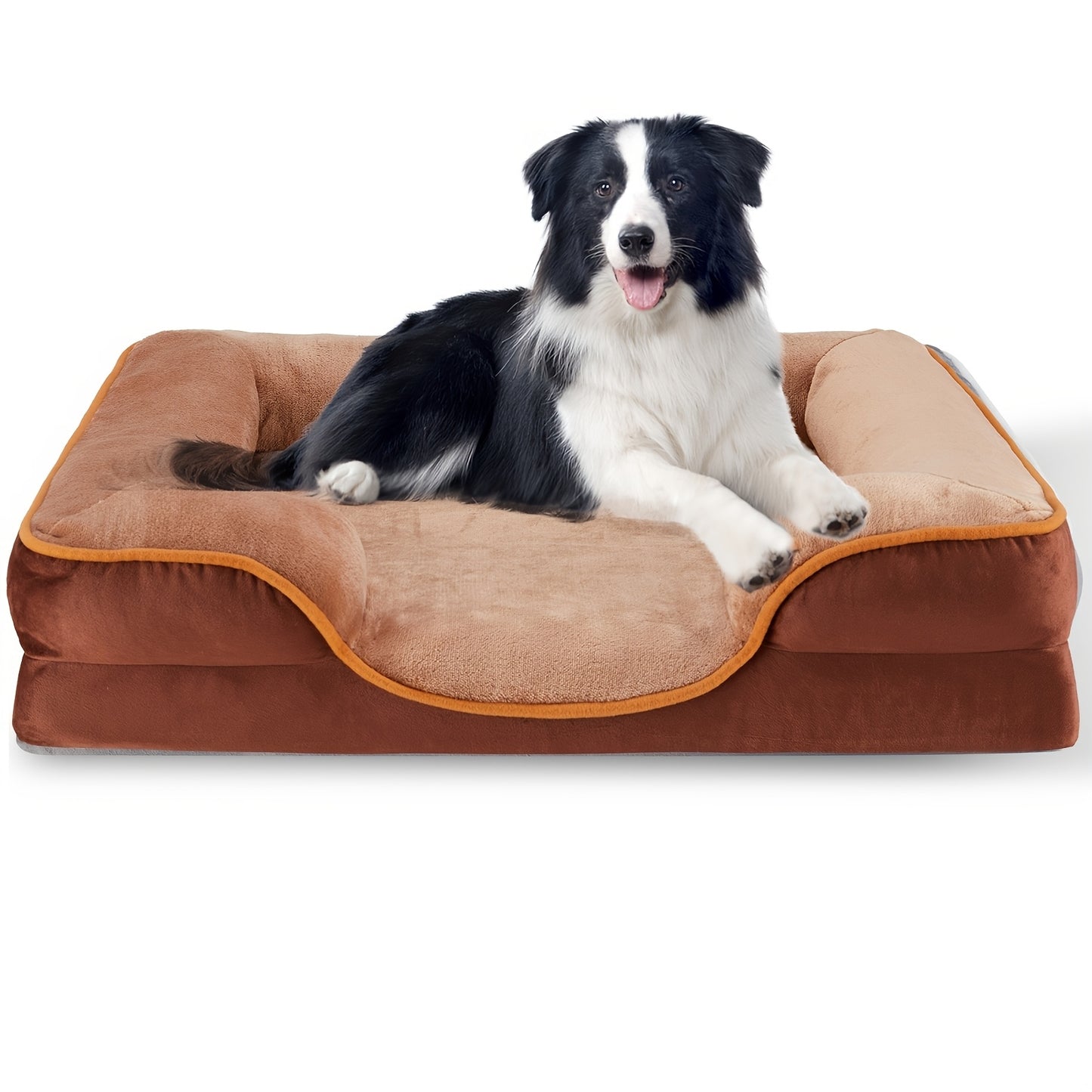 FluffyDream Orthopedic Dog Bed with Egg-Crate Memory Foam