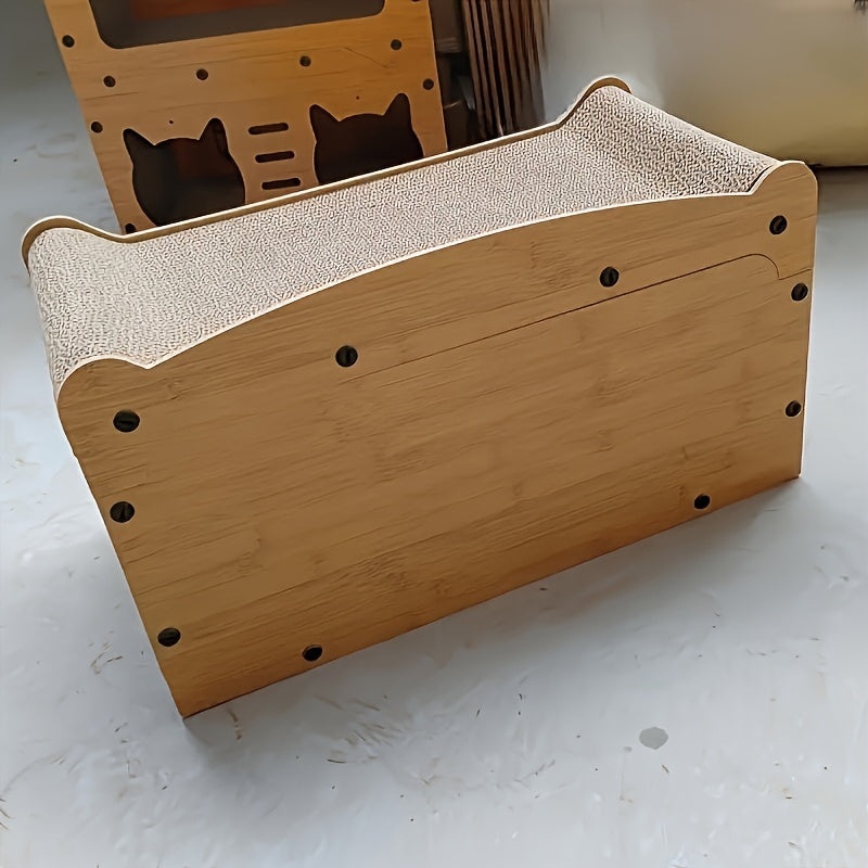 Luxury Double Level Cat Tree House With Scratching Post