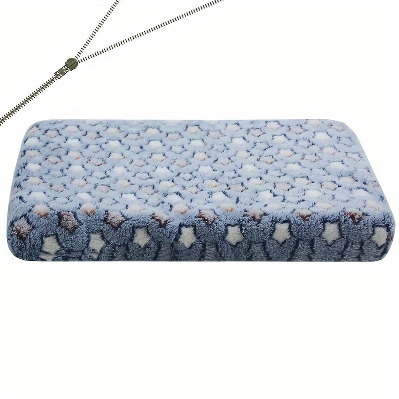 Cozy Cartoon Dog Bed with Stars and Hearts Design