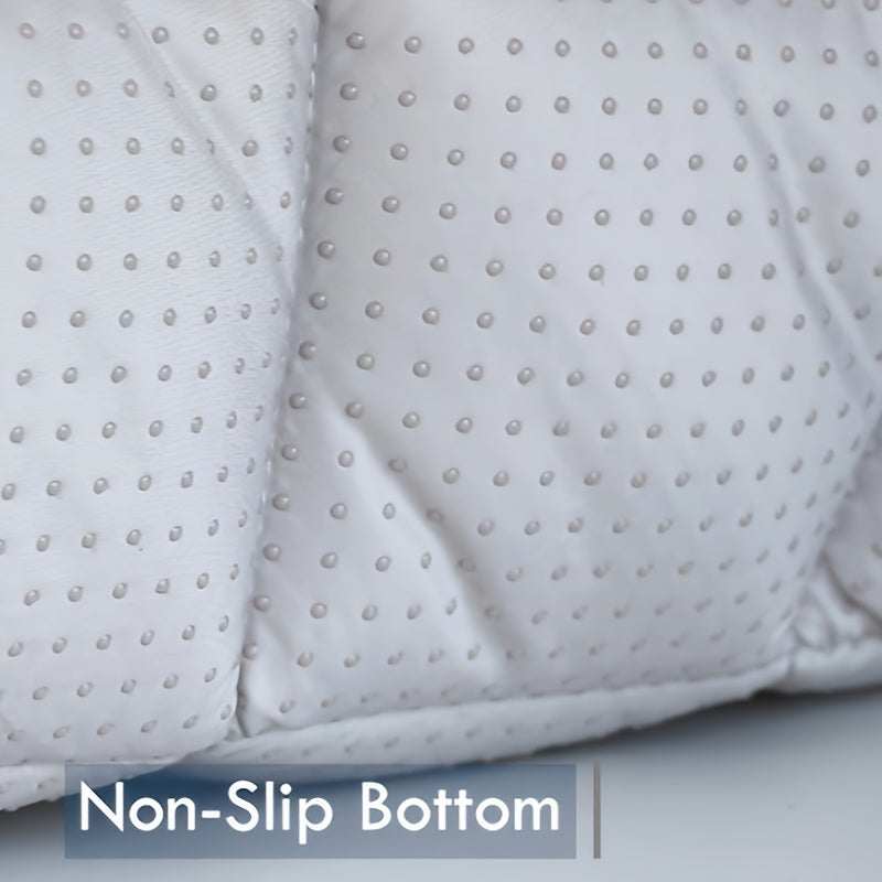Washable dog crate mat pad with anti-slip bottom and geometric pattern in 2 pack for all dog sizes