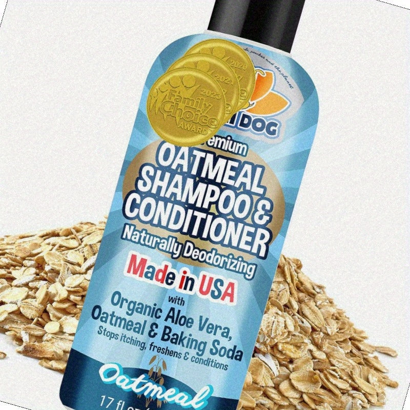Oatmeal Shampoo and Conditioner for Dogs and Cats