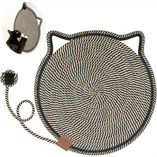 Natural Rope Cat Scratcher Mat for Indoor Cats