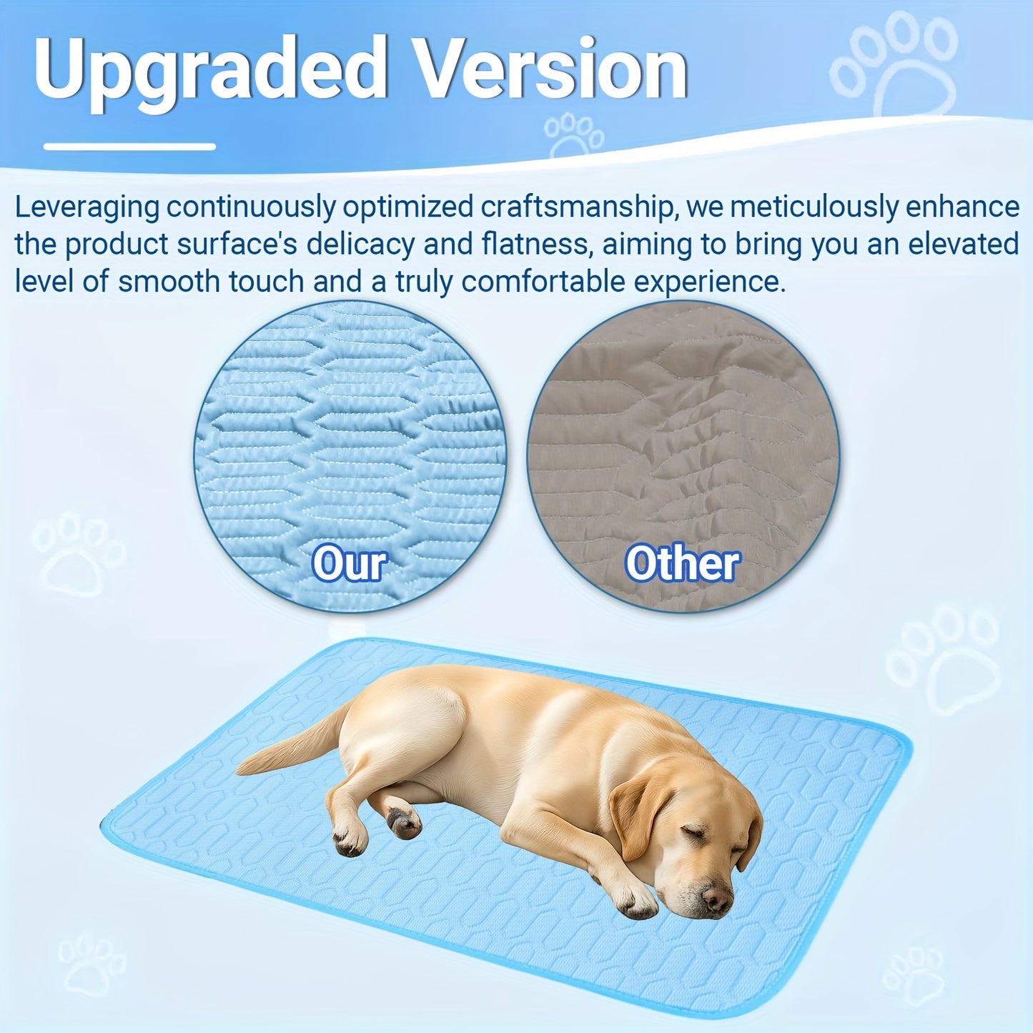 Summer Cooling Mat for Cats and Dogs Keep Pets Comfortable