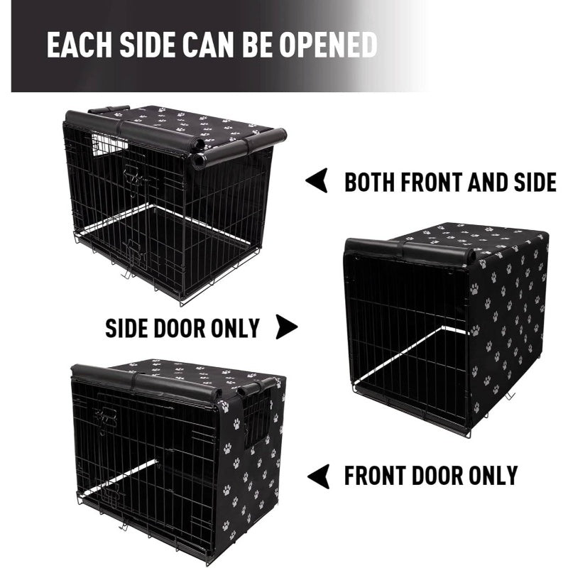 Heavy Duty Dog Crate Cover for Wire Cages Outdoor Kennels