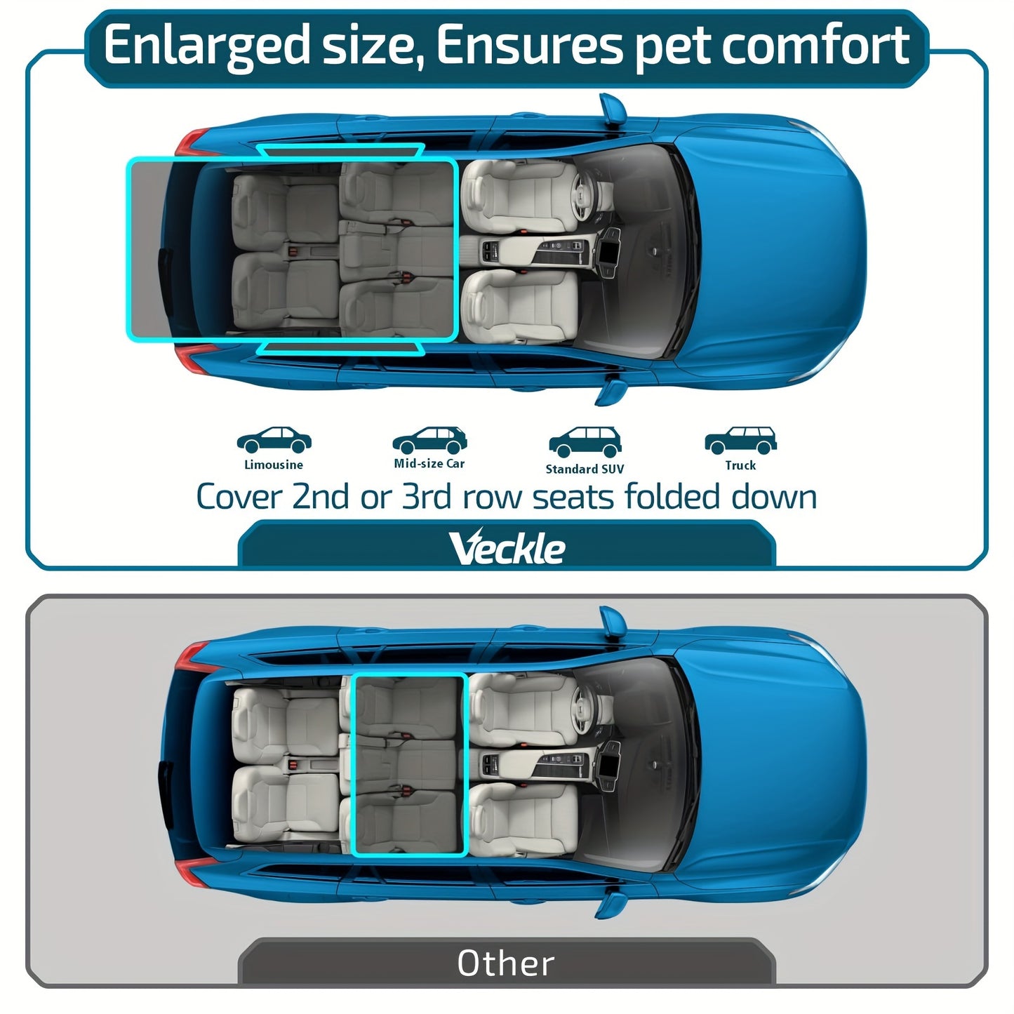 Dog Car Seat Cover Cushion for Pet Protection and Comfort