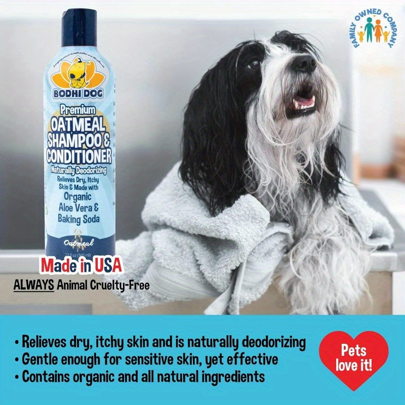 Oatmeal Shampoo and Conditioner for Dogs and Cats