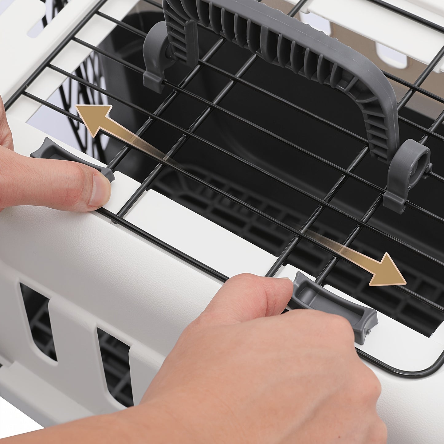 Top Loading Cat Carrier with Ventilation and Security Lock