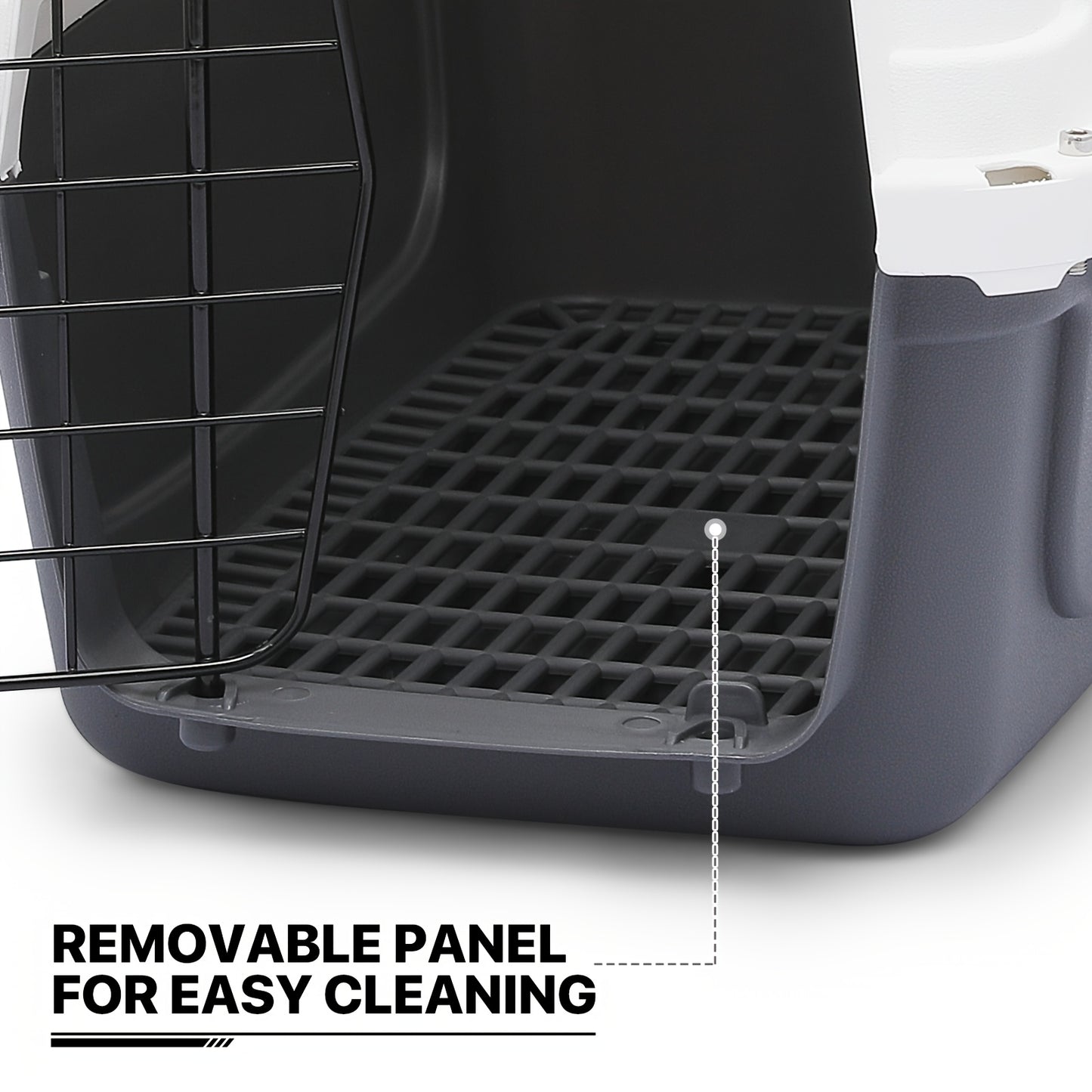 Top Loading Cat Carrier with Ventilation and Security Lock