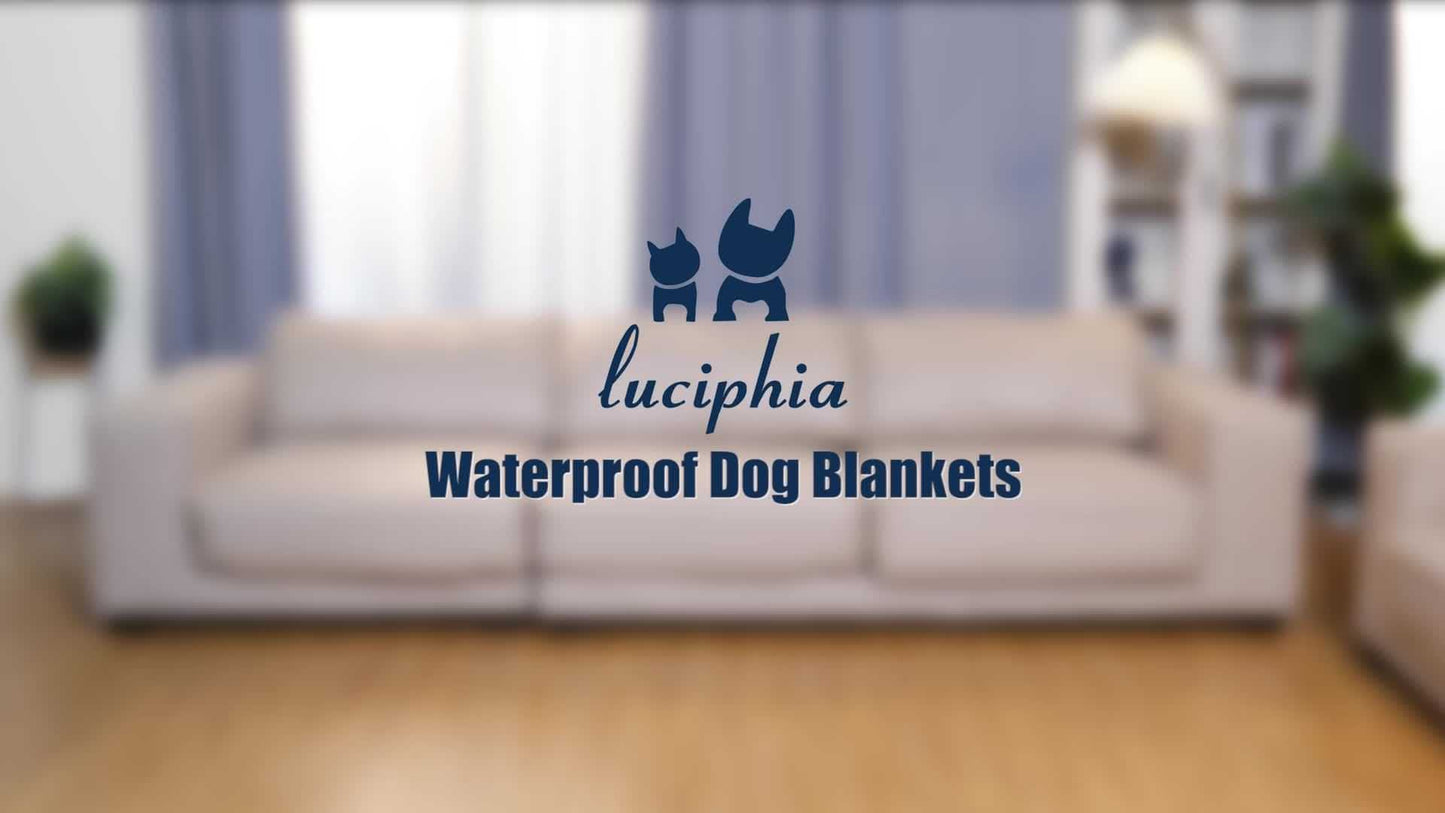 Reversible Shearling Pet Blanket Liquid-Proof Anti-Tear Cover