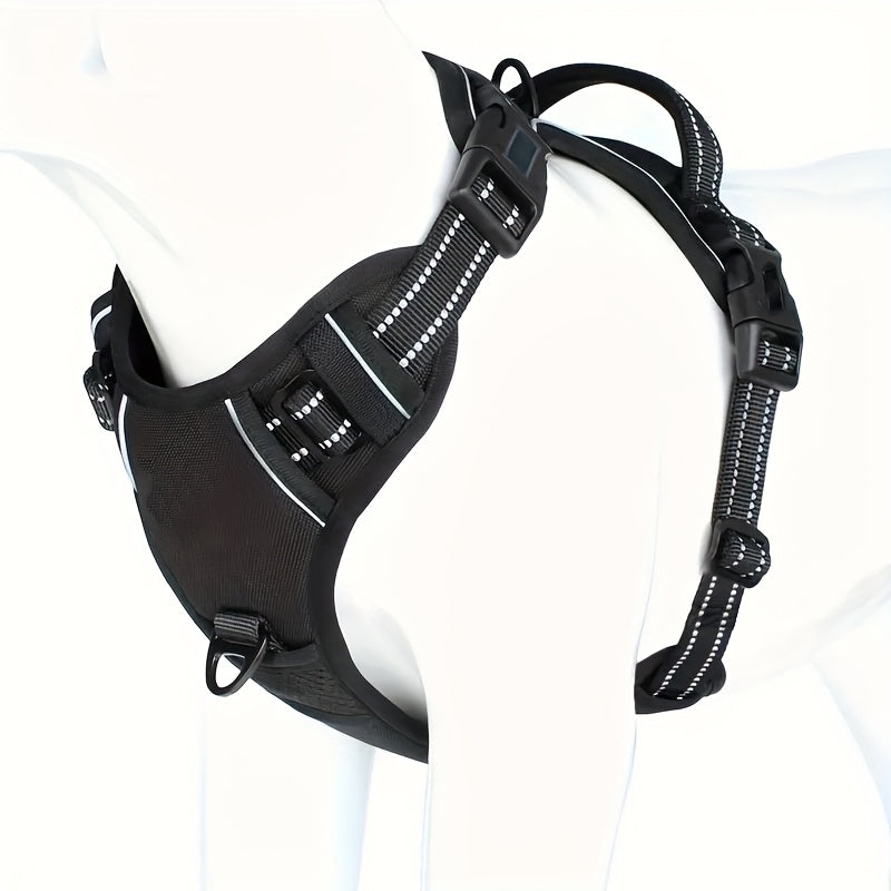 Reflective No-Pull Dog Harness with Handle for Easy Training