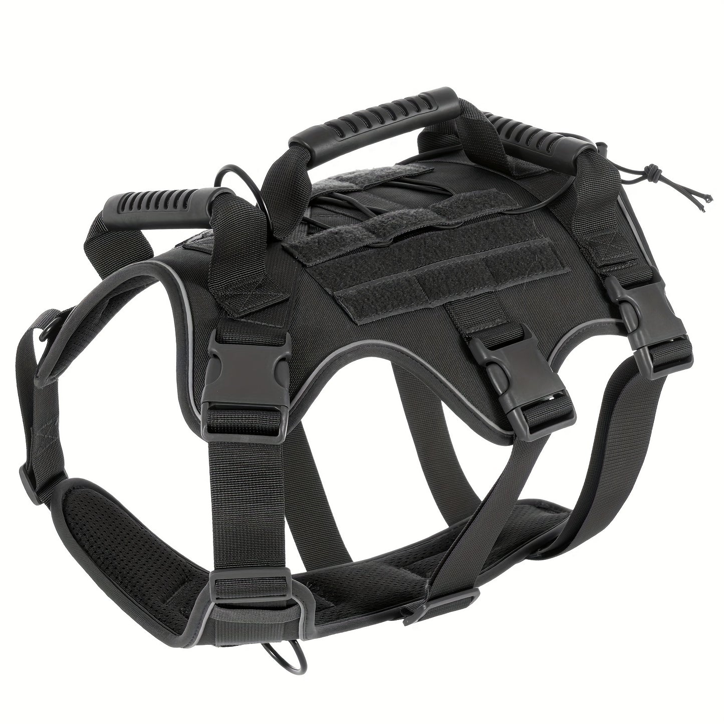 Tactical Dog Harness for Outdoor Training and Night Adventures