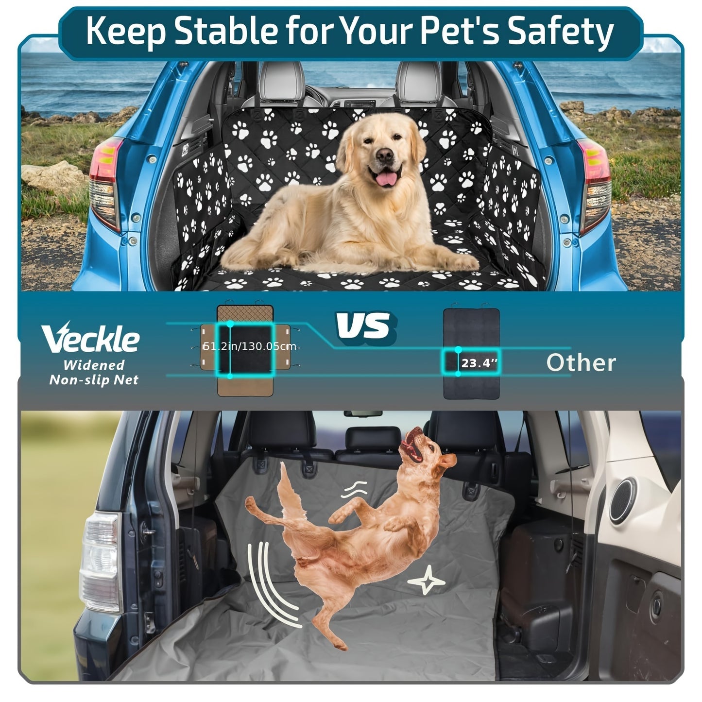 Dog Car Seat Cover Cushion for Pet Protection and Comfort