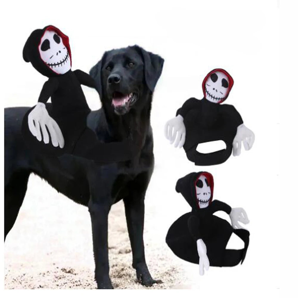 Shishicn Halloween Dog Cat Riding Horse Cosplay Costume