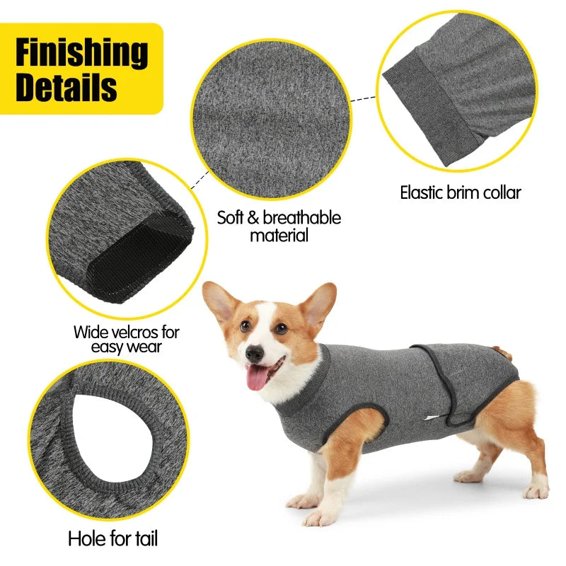 Recovery Suit For Dogs And Cats After Surgery Pet Shirt