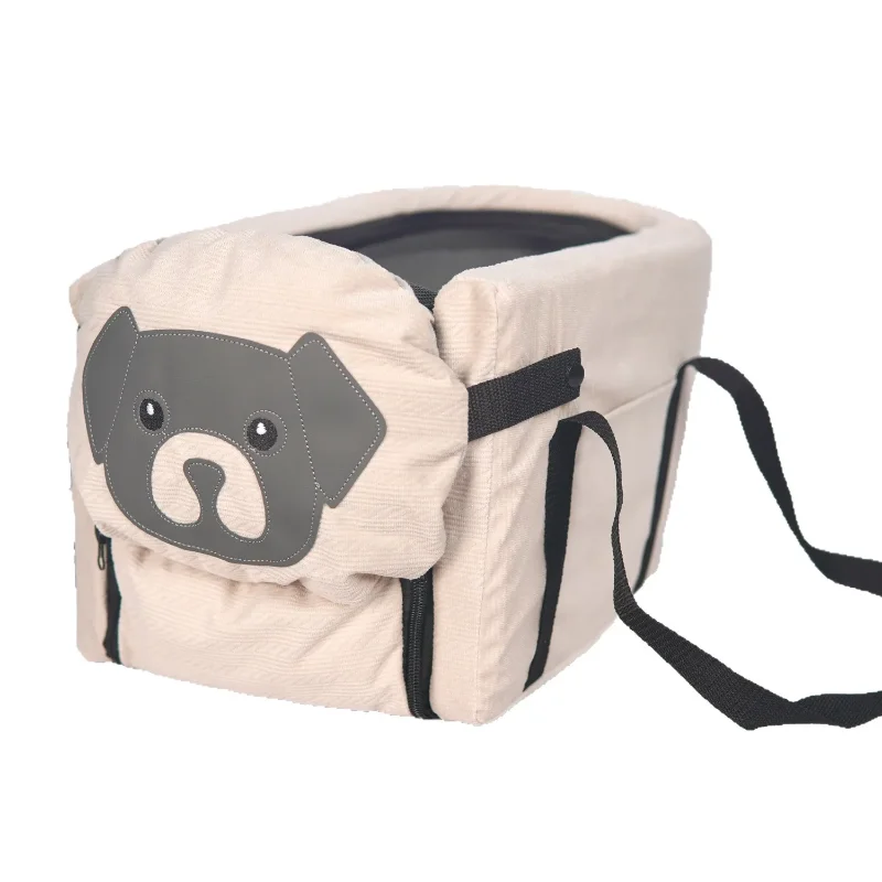 Portable Pet Car Seat Armrest Box Comfortable Travel Cushion for Dogs Cats Large Capacity Multifunction Pet Car Safety