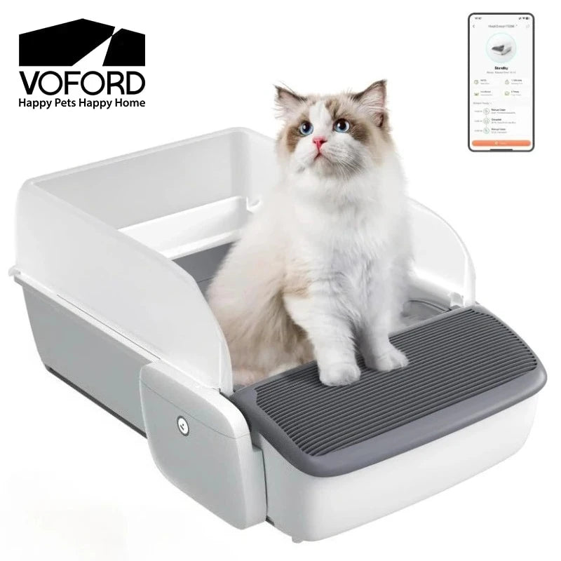 VoFord Automatic Self Cleaning Cat Litter Box Odor Free