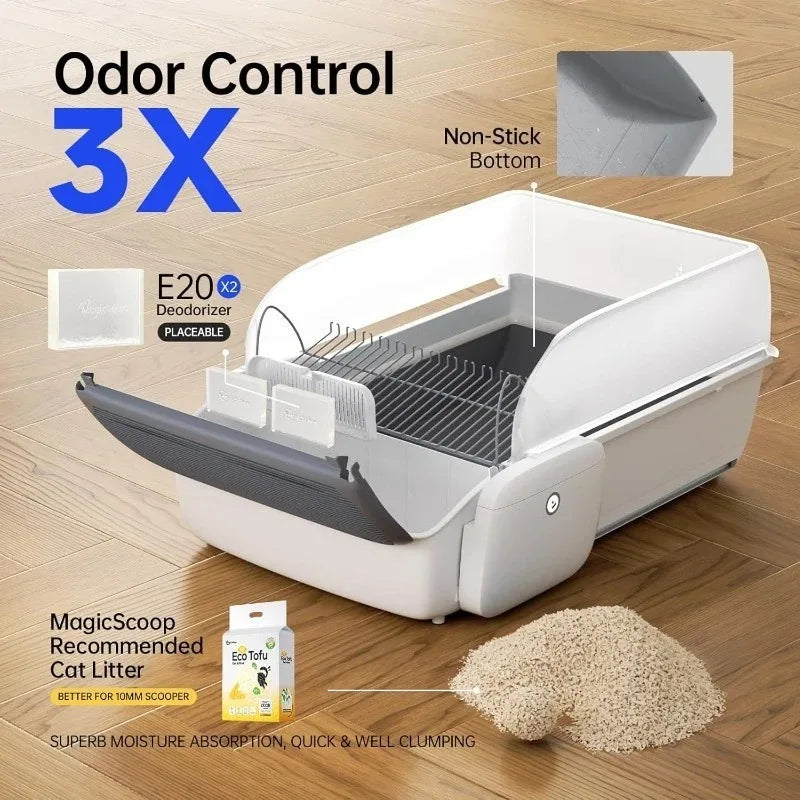 VoFord Automatic Self Cleaning Cat Litter Box Odor Free