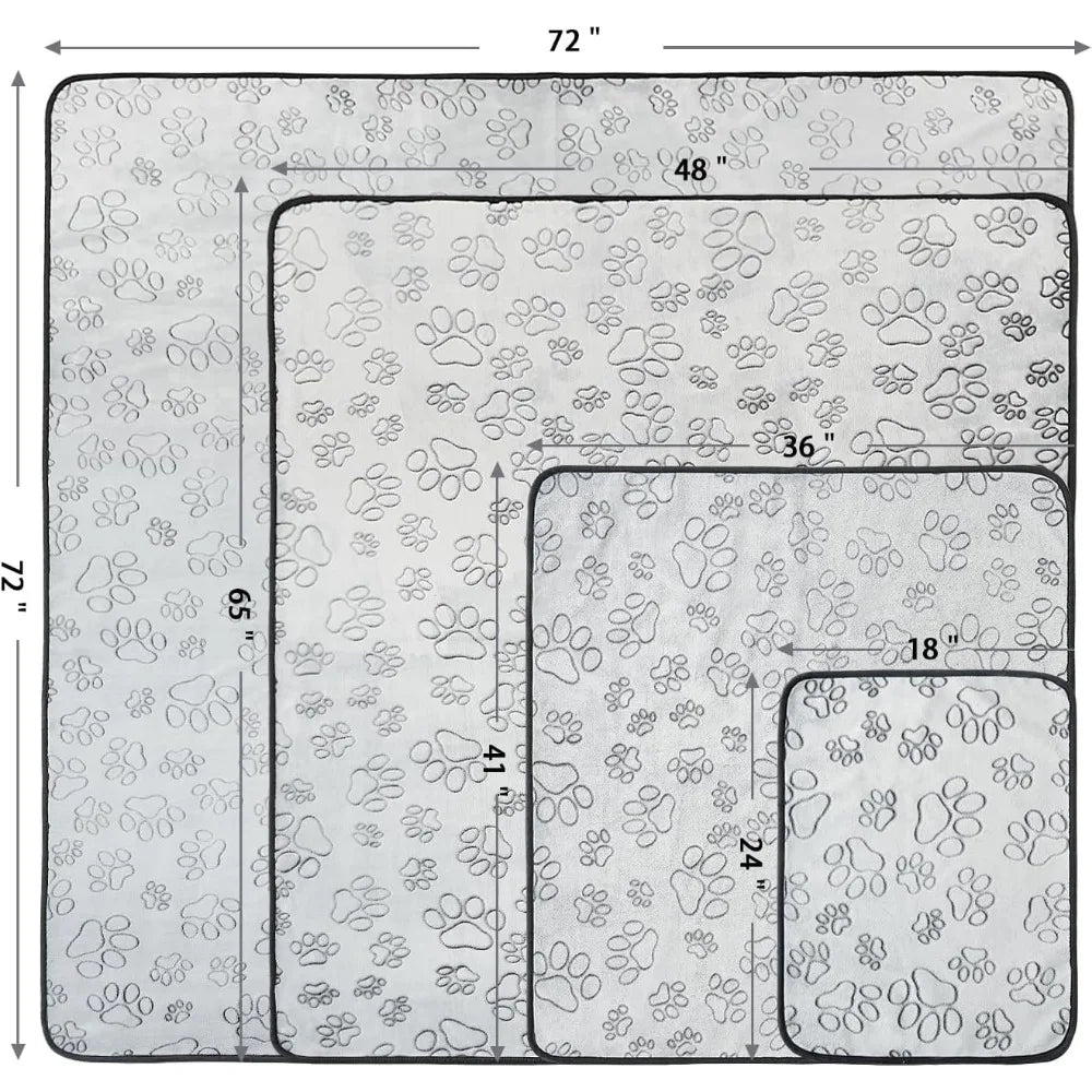Reusable Puppy Pads 2 Pack Waterproof Non Slip Training Mats
