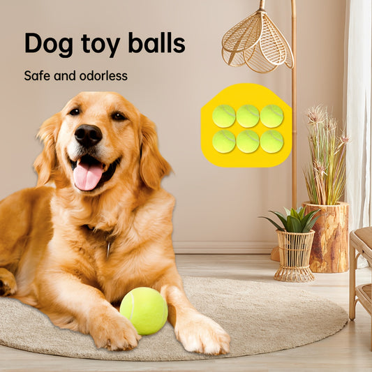 Mini Tennis Balls for Dogs Interactive Fun Playtime Game