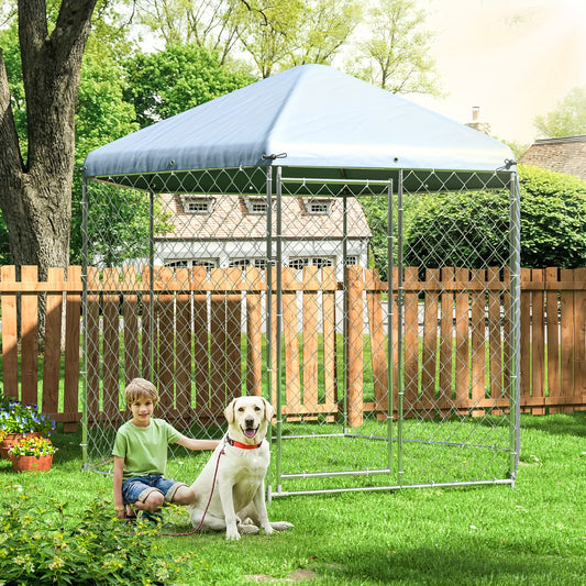 Polar Aurora Heavy Duty Outdoor Dog Kennel with Secure Lock