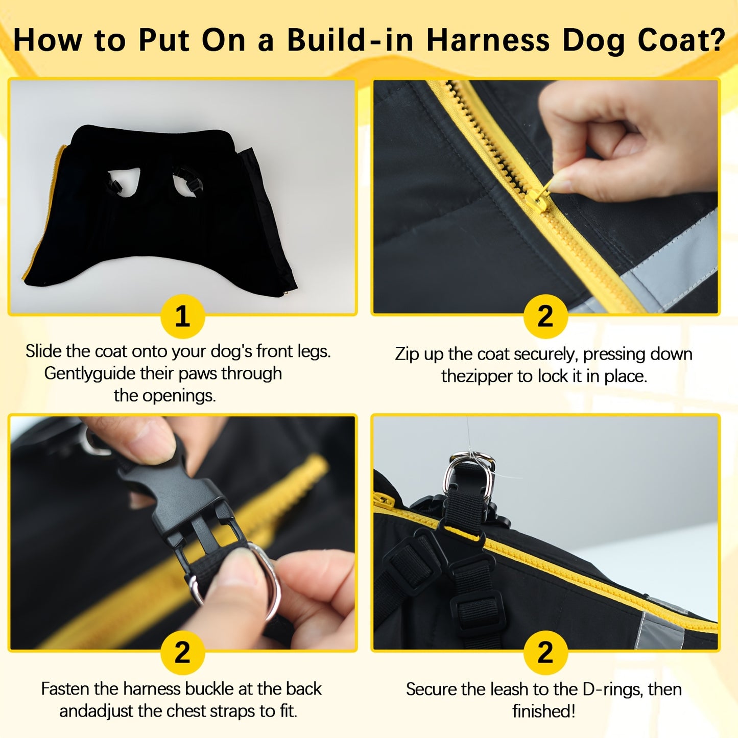 USB Powered Pet Heated Coat With 3 Temperature Settings