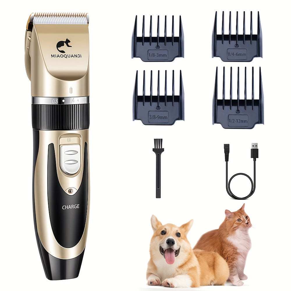 Rechargeable Wireless Pet Grooming Clippers for Dogs and Cats
