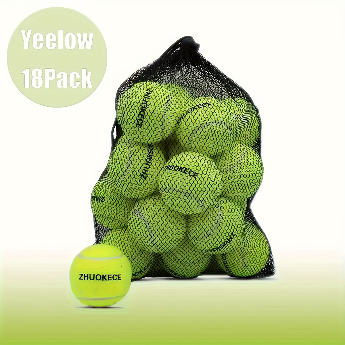 High-Visibility Neon Green Tennis Balls for Dogs and Training