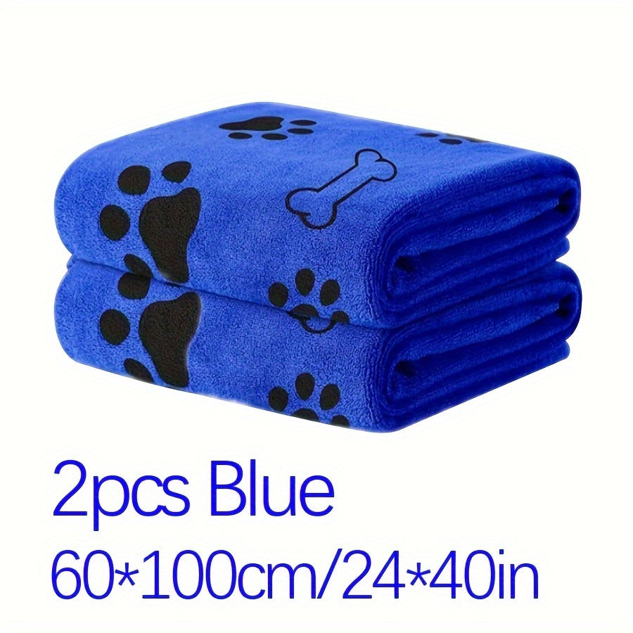 Soft Microfiber Dog Towels for Quick Drying and Grooming