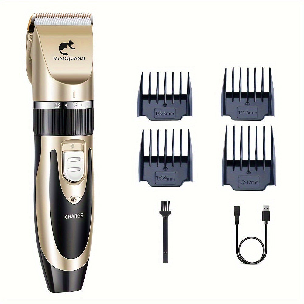 Rechargeable Wireless Pet Grooming Clippers for Dogs and Cats