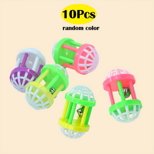 Interactive Cat Toy Dumbbell With Bell No Battery Needed