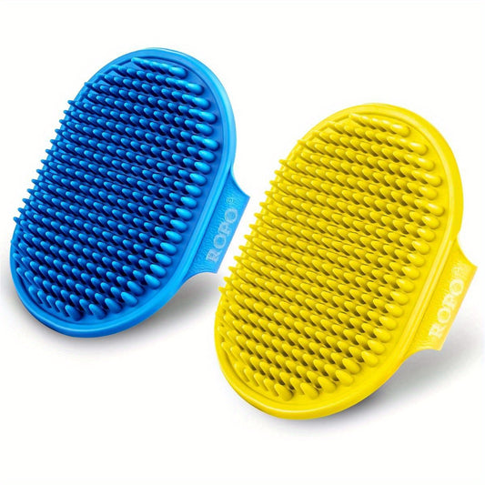 Dog Grooming Brush Set with Adjustable Handle and Soothing Massage