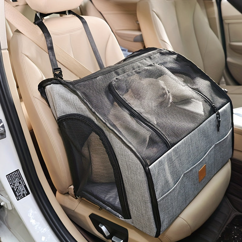 Foldable Dog Travel Cage Car Kennel For Small Medium Dogs