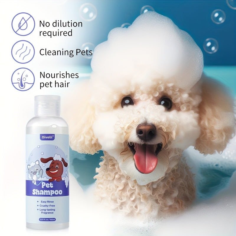 Pet Deodorizing Shampoo for Dogs and Cats Gentle Clean Formula