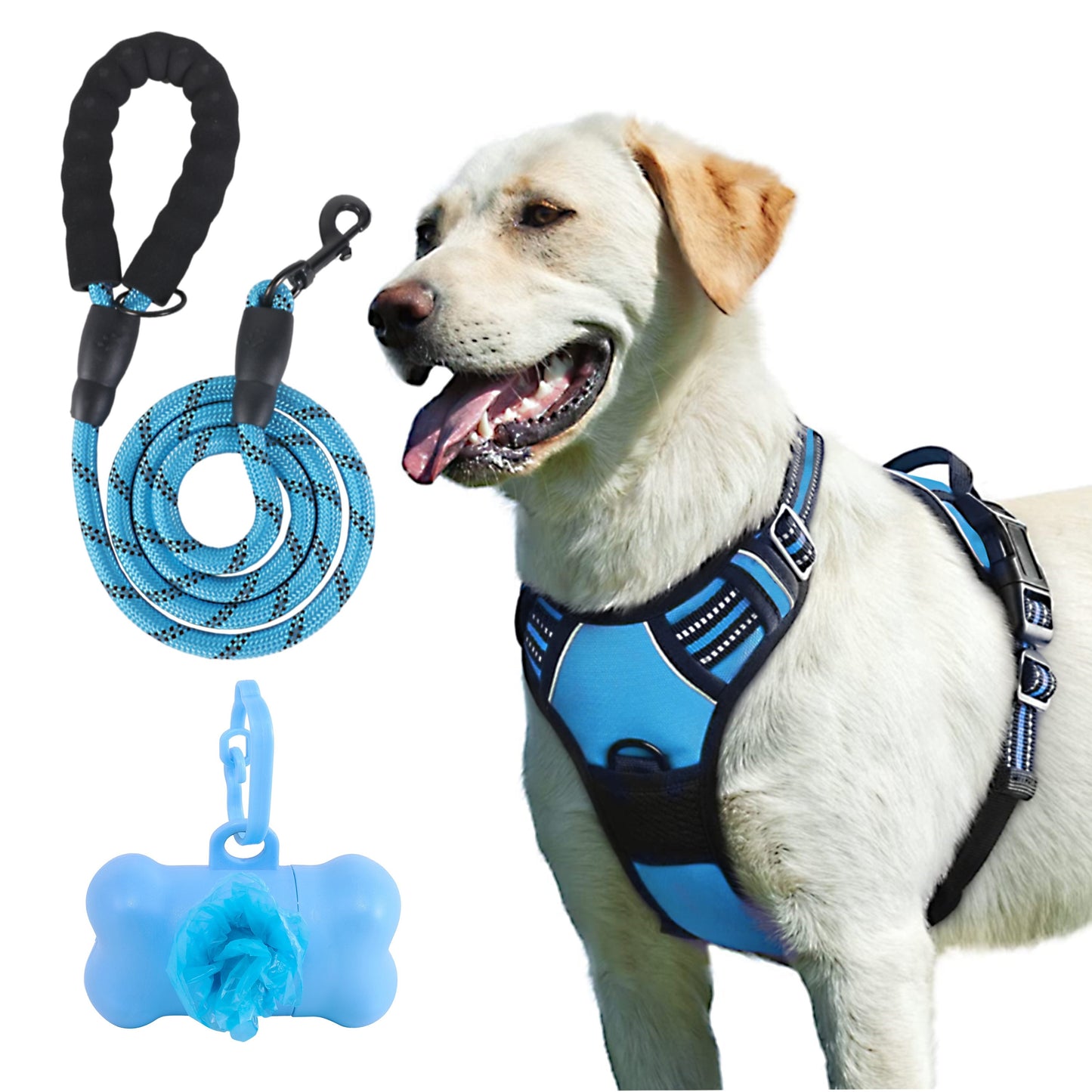 YIWGM Dog Harness And Leash Set With Easy Control Handle