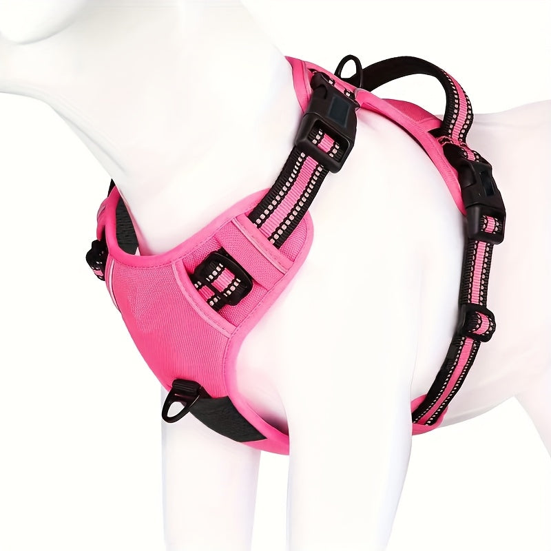 Reflective No-Pull Dog Harness with Handle for Easy Training